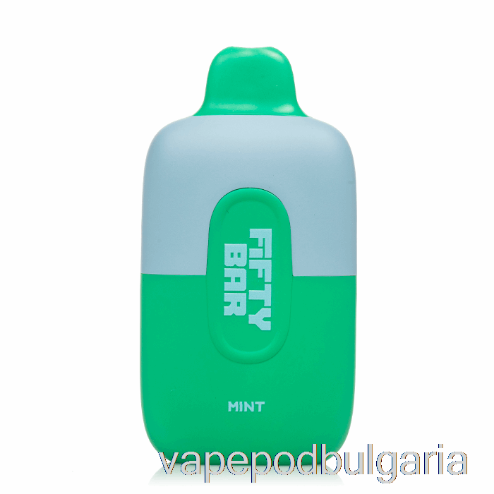Vape 10000 Дръпки Fifty Bar 6500 Disposable Mint